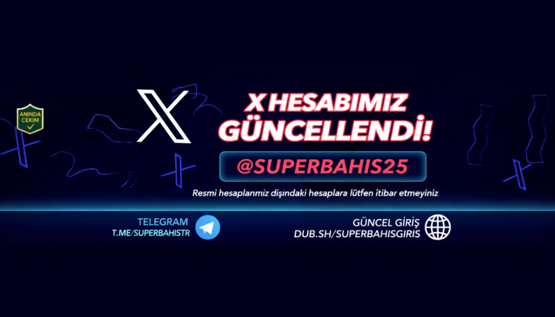 Süperbahis Twitter Resmi Adresi, Süperbahis X Avantajları